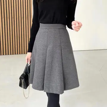 HALUHIROINE 멜톤 미니 스커트