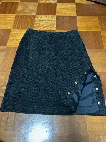 D&G 블랙 트위드 스커트 26/40