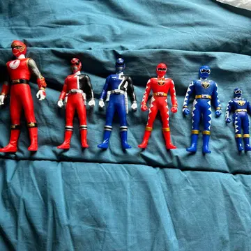 슈퍼전대 히어로 소프트 비닐 6체