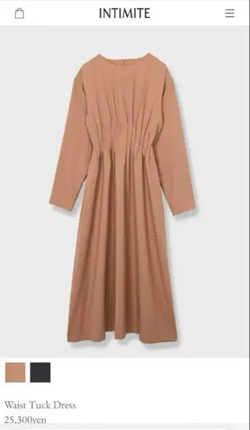 intimite Waist Tuck 원피스
