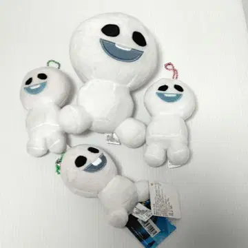 겨울왕국 스노우기스 봉제 인형 볼체인 마스코트 4종 세트