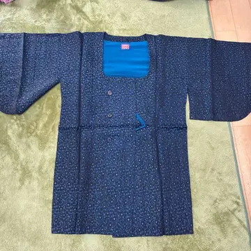 GINZA 실크 네이비 실크 겉옷