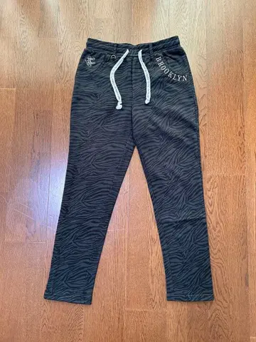 KARL KANI 칼카니 제브라 패턴 롱 팬츠 블랙 남성용 M