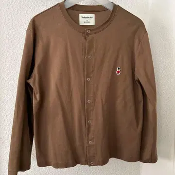 Buckingham Bear 긴팔 브라운 상의 38