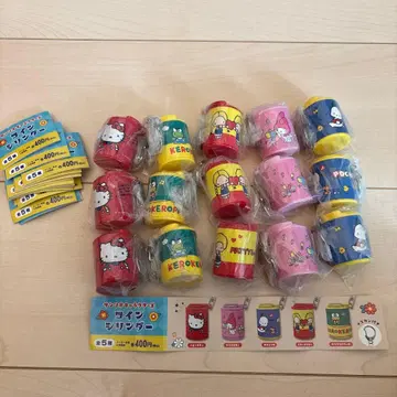 산리오 캐릭터즈 코인 실린더 코인 케이스 전 5종 세트