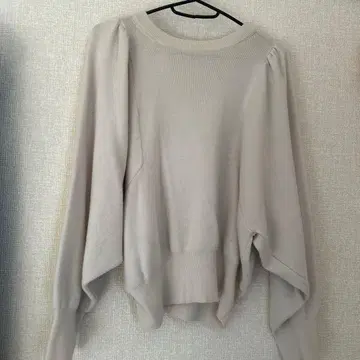 벌룬 슬리브 니트