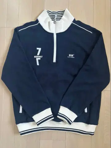 HH 헬리한센 하프 지퍼 트레이닝복 네이비 네이비