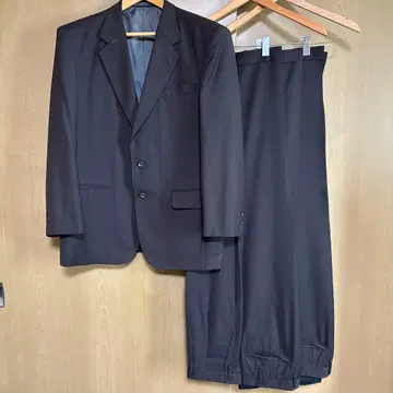 t60-80 트레디셔널 수트 2 팬츠 얇은 원단 단추 3개