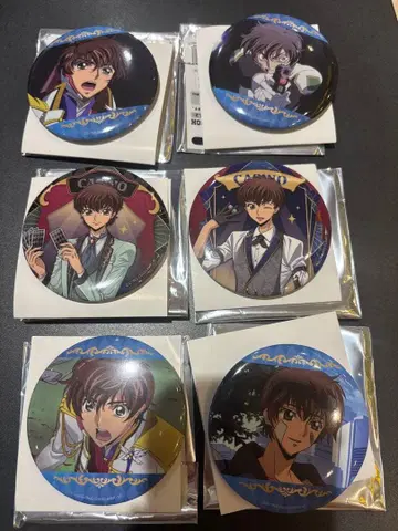 코드기어스 럭키 캔뱃지 BOX 스자쿠 6종 세트 4