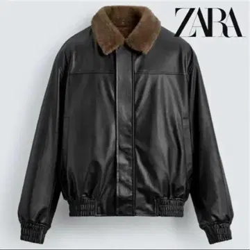 [ZARA] 리버서블 페이크 가죽 자켓