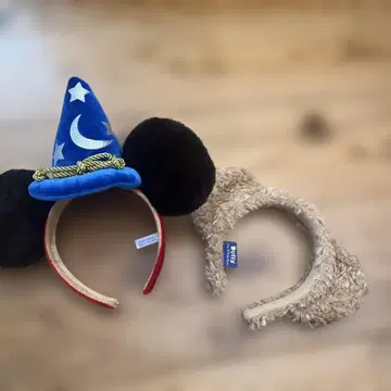 디즈니 리조트 머리띠 새상품급 2개 세트
