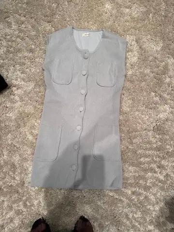 Darich 그레이 슬리브리스 자켓