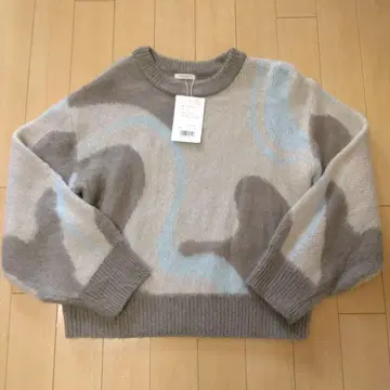 클래식 엘프 니트 스웨터 L 사이즈 루즈핏 실루엣 새상품