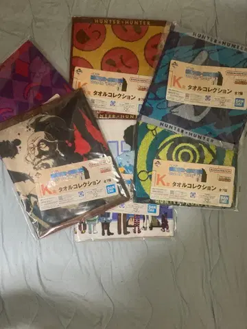 HUNTER x HUNTER & K 타월 6장 세트