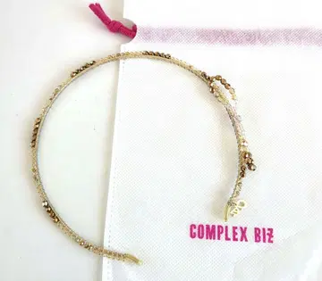 COMPLEX BIZ 비즈 헤어밴드 골드 계열/리본