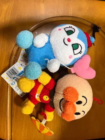 호빵맨 봉제 인형 마스코트 세트