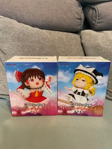 동방 프로젝트 SD 피규어 하쿠레이 레이무 키리사메 마리사 2종 2