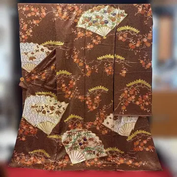 후리소데 소매 실크 100% 새상품 겉감 미재단 대후리소데