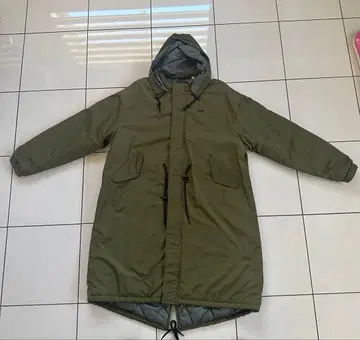 올리브 그린 모즈 코트