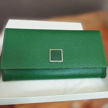 NINA RICCI 그린 가죽 장지갑