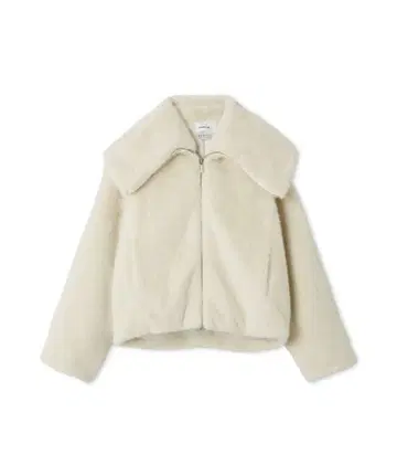 FRAY I.D ECOPEL 빅 칼라 숏 자켓