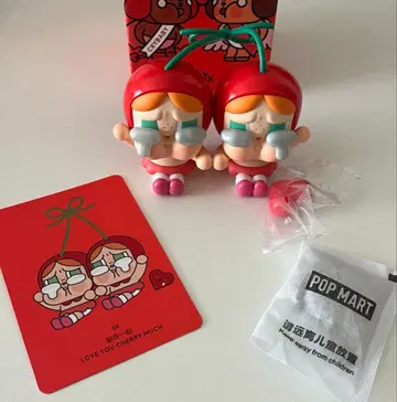 POPMART CRYBABY Crying For Love Cherry