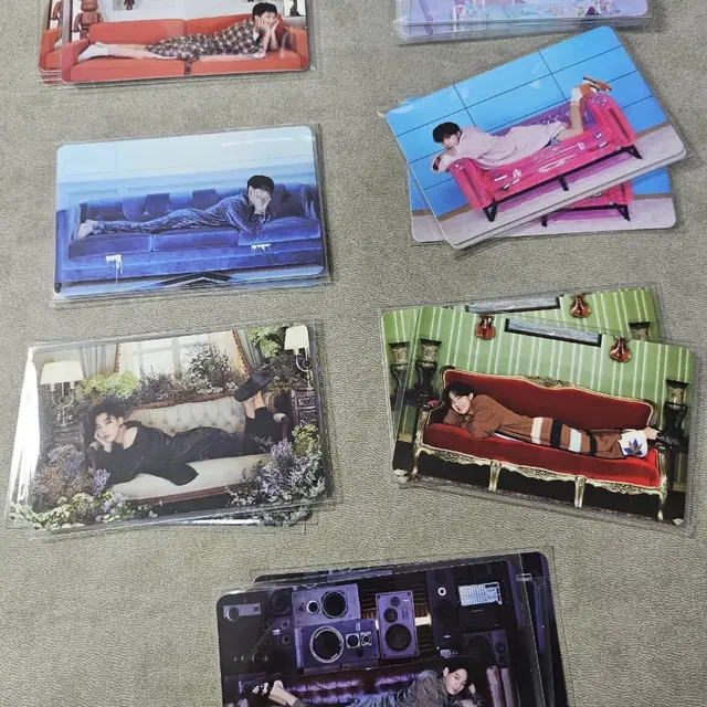 7장 일괄) 디럭스  bts 방탄 be 기본 포카 일괄