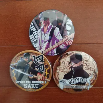 원피스 카쿠 캔뱃지 3개 세트