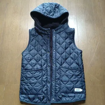 ARMEN 네이비 퀼팅 베스트 사이즈 2