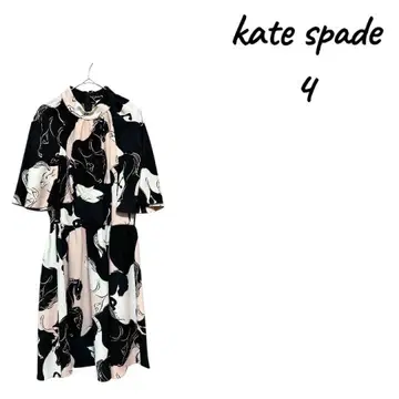 케이트 스페이드 말 프린트 반팔 원피스 4