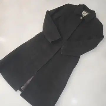 MICHEL KLEIN 롱 코트 38 블랙 심플 관혼상제 포멀