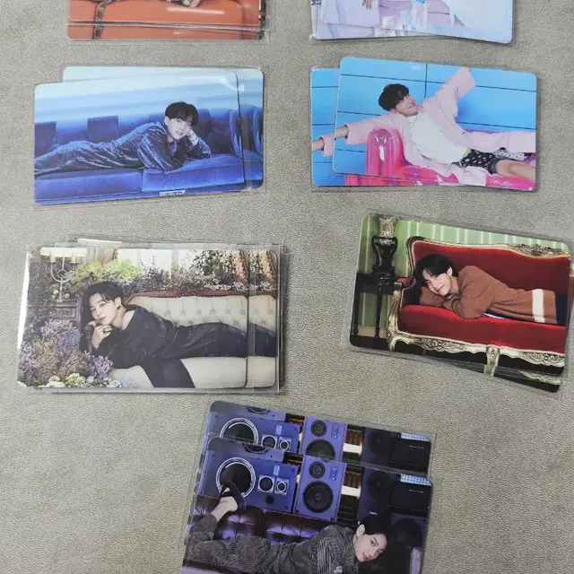 7장 일괄) 에센셜  bts 방탄 be 기본 포카 일괄