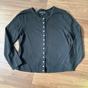 agnis b. 블랙 긴팔 가디건 T3