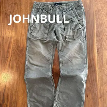 [ JOHNBULL ] 젬블 카고 팬츠 올리브 남성용 S 일본제