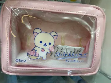 리락쿠마 스토어 GINZA 윈도우 클리어 파우치 코리락쿠마