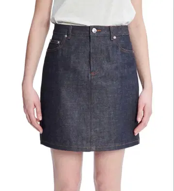 A.P.C. 스탠다드 스커트 다크 데님