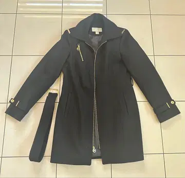 Michael Kors 블랙 피 코트