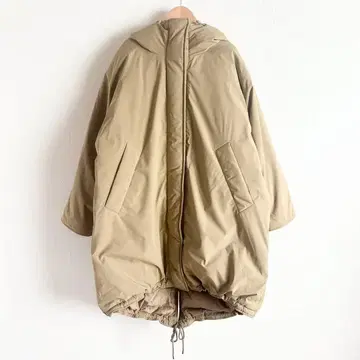 2023AW Spick & Span 발수 후디드 다운 코트 베이지