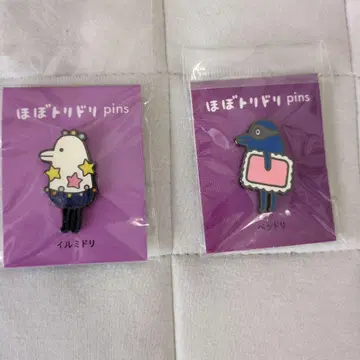 호보토리도리 핀 배지 세트 이루미도리 페도리