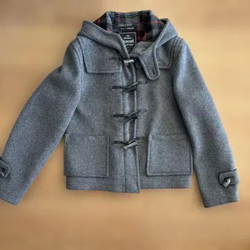 Gloverall 그레이 더플 코트