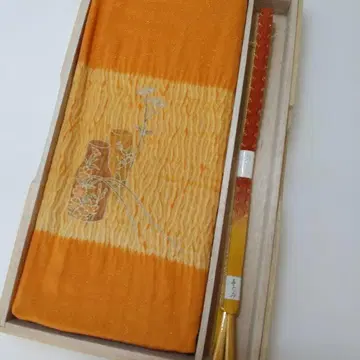 겨울용 오비 장식 천 허리띠 세트 순수 실크 미사용 No635