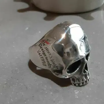 닥터몬로 실버 925 스컬 반지