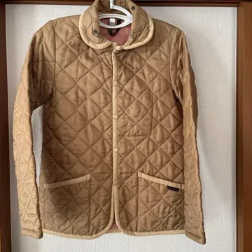 LAVENHAM 퀼팅 자켓 베이지