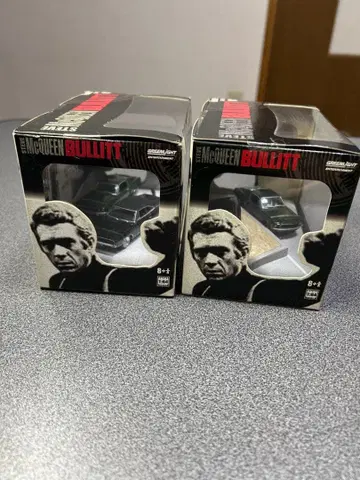 McQueen Bullitt 미니카 2개 세트