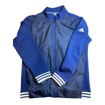 adidas 골프 PRIMEGREEN 패브릭 믹스 방풍 블루종 L