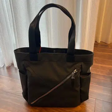 삼소나이트 토트백 지퍼 포켓 부착