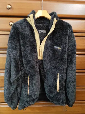 CUBE SUGAR 소프트 보아 하프 지퍼 풀오버