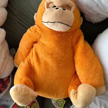 오렌지색 고릴라 봉제 인형