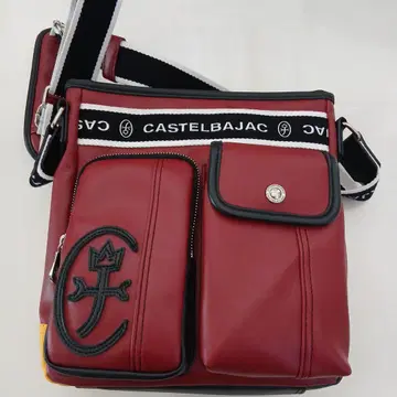 [컨디션 최상] CASTELBAJAC 레드 숄더백