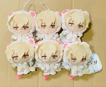 NU: 카니발 마스코트 봉제 인형 양귀비 GiGO 6개 세트